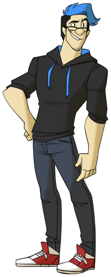 Rediplier Speedpaint By Konoira - Markiplier Fan Art Cartoon Clipart (378x938), Png Download