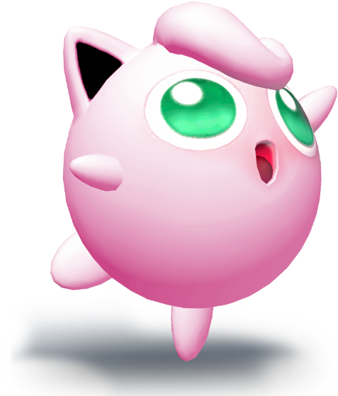 Ssbe Jigglypuff - Jigglypuff Png Clipart (521x643), Png Download