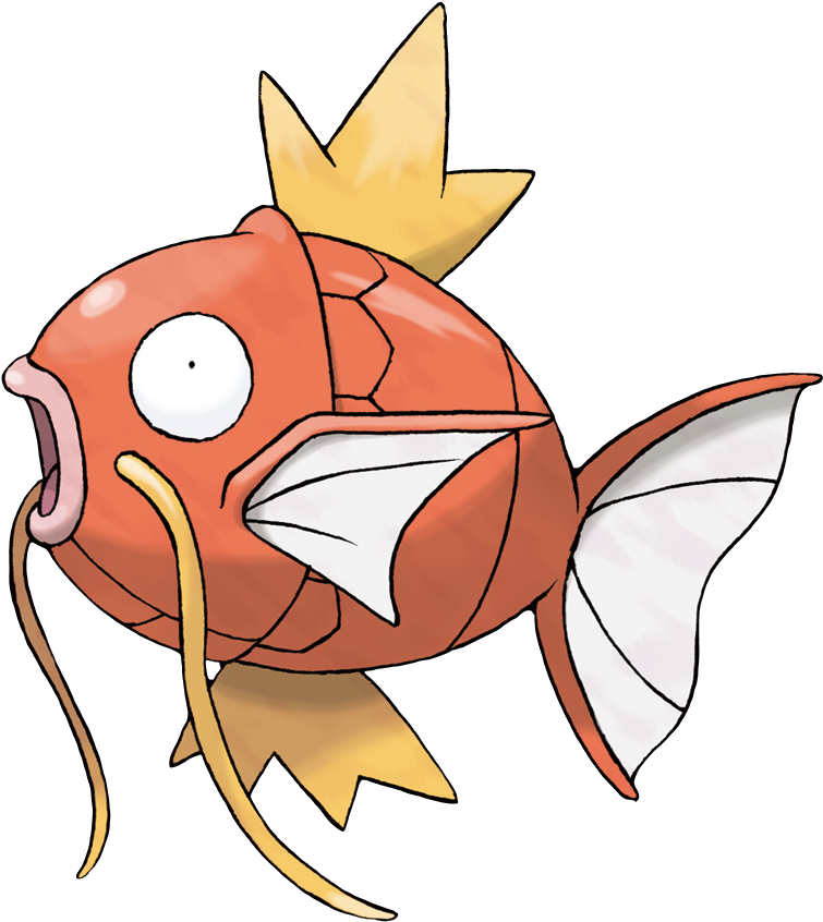 Magikarp - Pokemon Magikarp Evolution Clipart (845x845), Png Download