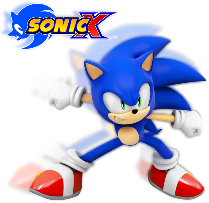 630kib, 894x894, Sonic X By Nibroc Rock-d8pzcgd - Sonic X 3d Model Clipart (894x894), Png Download