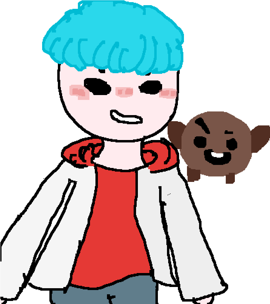 Suga And Shooky - Cartoon Clipart (1000x1000), Png Download