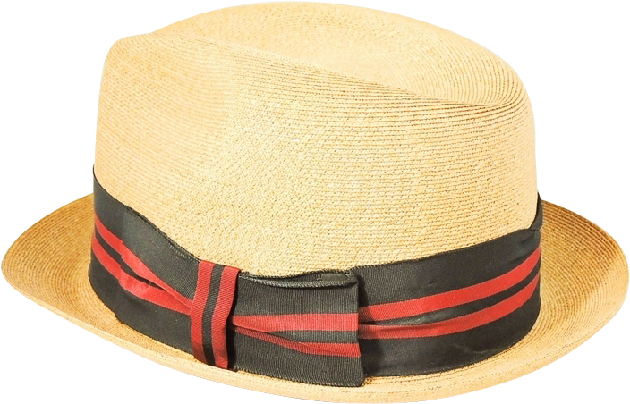 Straw Bowler Hat - Fedora Clipart (703x703), Png Download