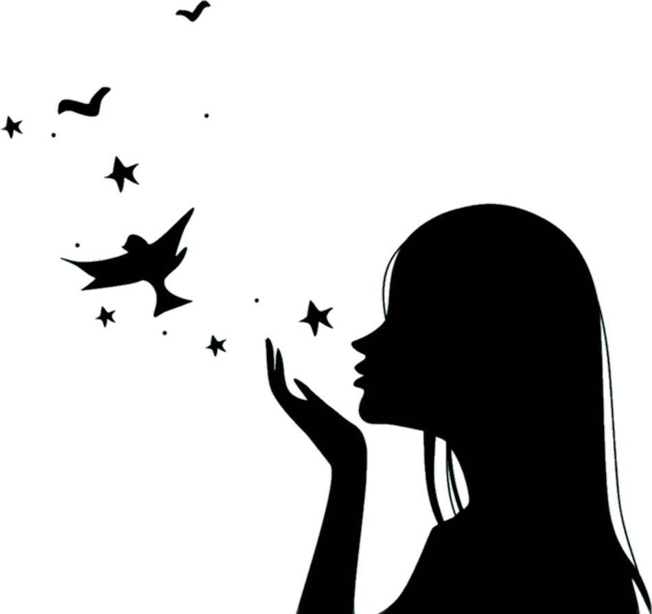 Mulher Sombra Png - Girl Icon Png Black Clipart (950x896), Png Download