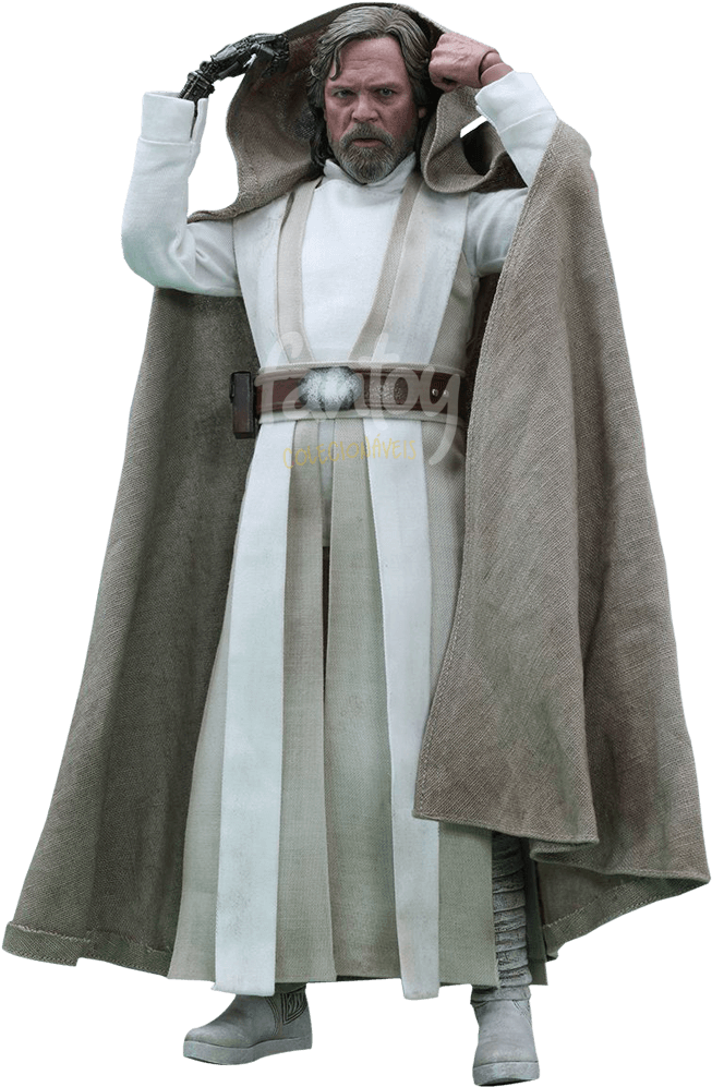 Luke Skywalker - Old Luke Skywalker Costume Clipart (670x1000), Png Download