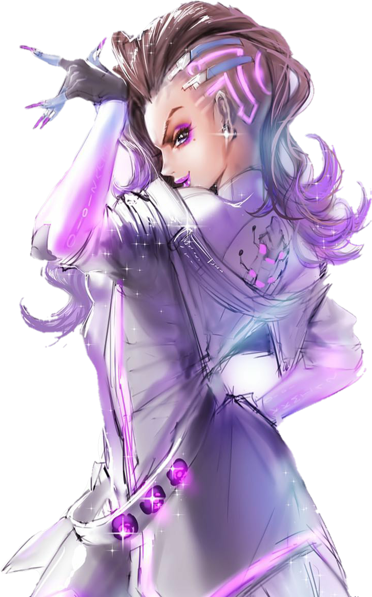 #overwatch #sombra - Overwatch Sombra Pixiv Clipart (1024x1280), Png Download