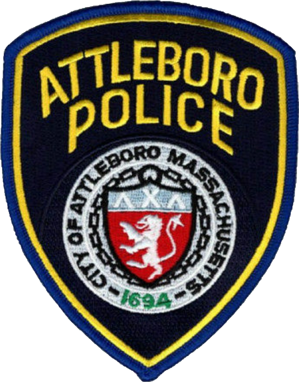 Attleboro Police Patch Request - Federal Reserve Police Plaque Clipart (1365x1655), Png Download