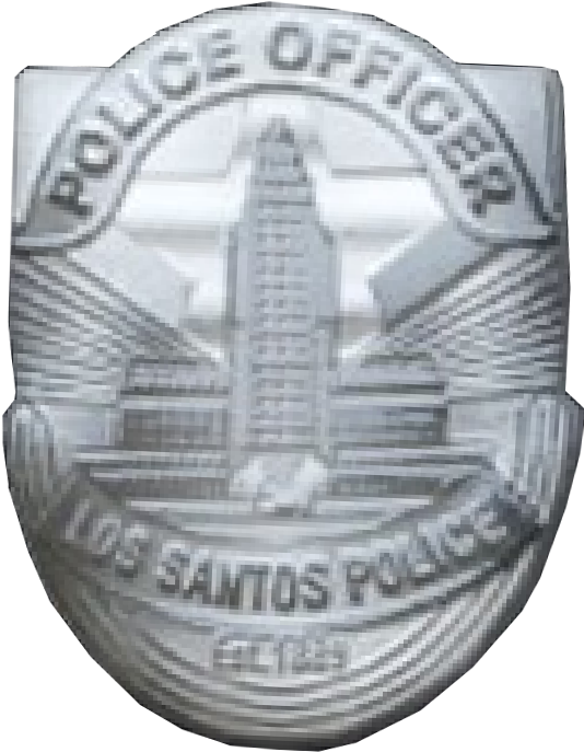 Lspd Police Badge Http - Emblem Clipart (539x693), Png Download