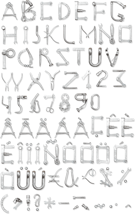 Tools Font - Calligraphy Clipart (525x818), Png Download