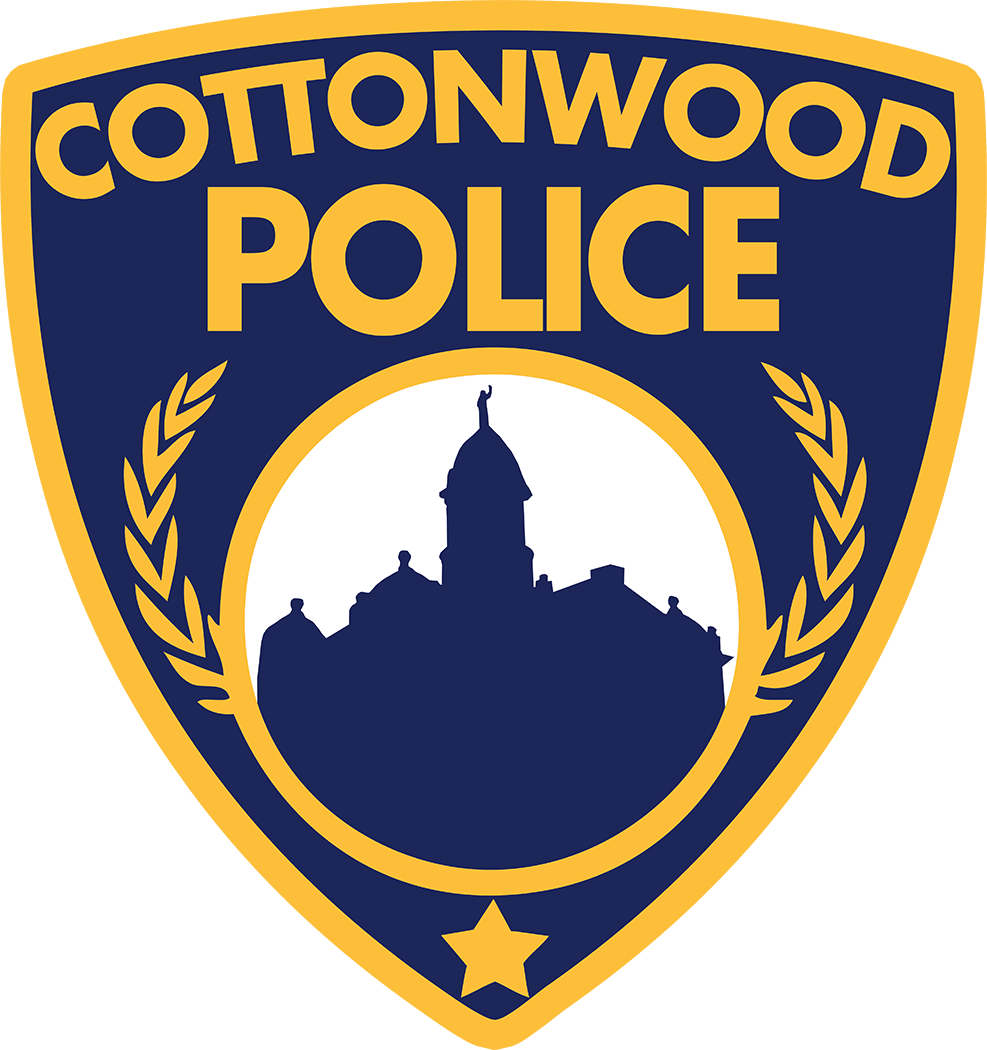 Cottonwood Police Badge - Flag Clipart (987x1050), Png Download