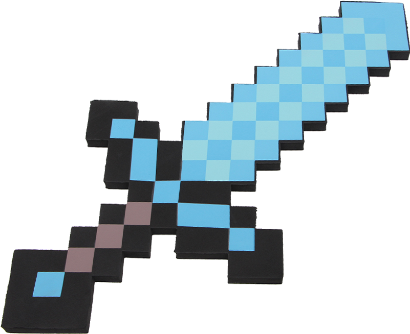 New Year Gifts Around My World Diamond Sword Torch - Minecraft Skins Legais Png Clipart (800x800), Png Download