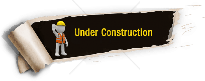 Free Png Under Construction Png Png Image With Transparent - Under Construction Sign Clipart (850x378), Png Download