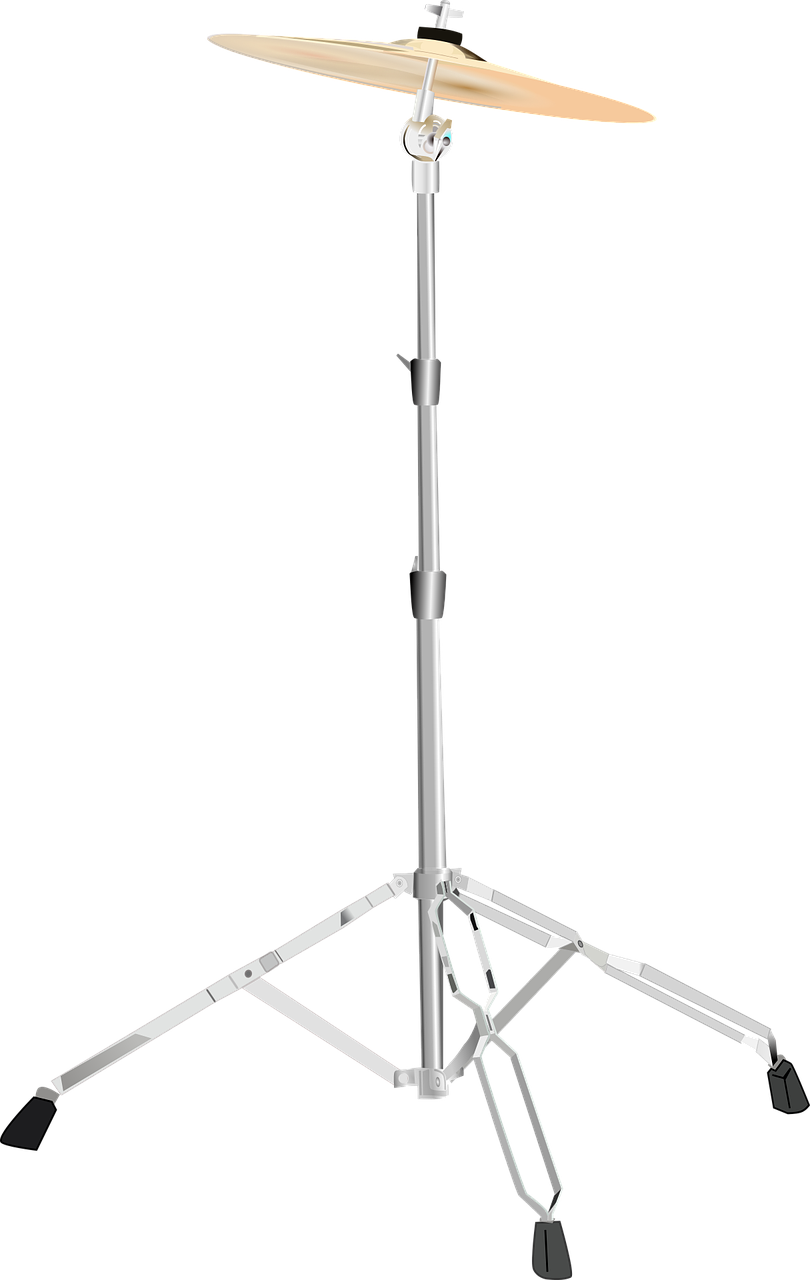 Crash Cymbal Drums Png Image - Simbal Png Clipart (810x1280), Png Download