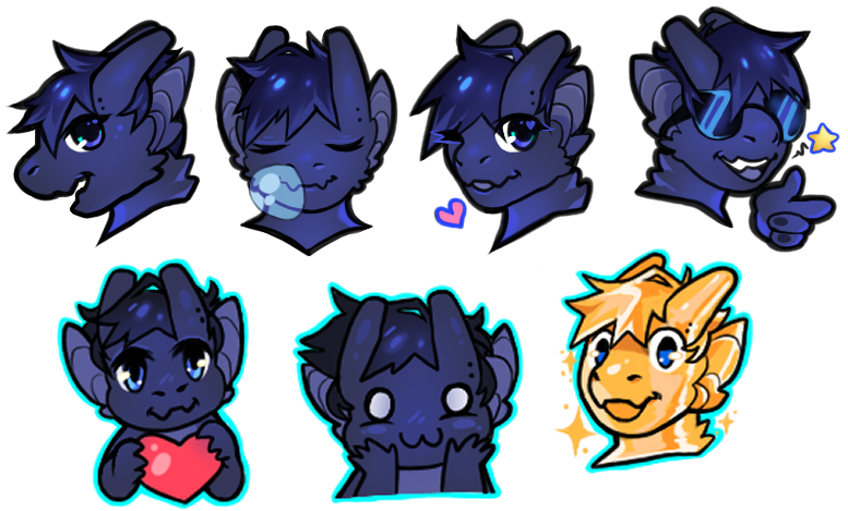 Deathsongx3 Twitch Emotes And Badges - Cartoon Clipart (862x513), Png Download