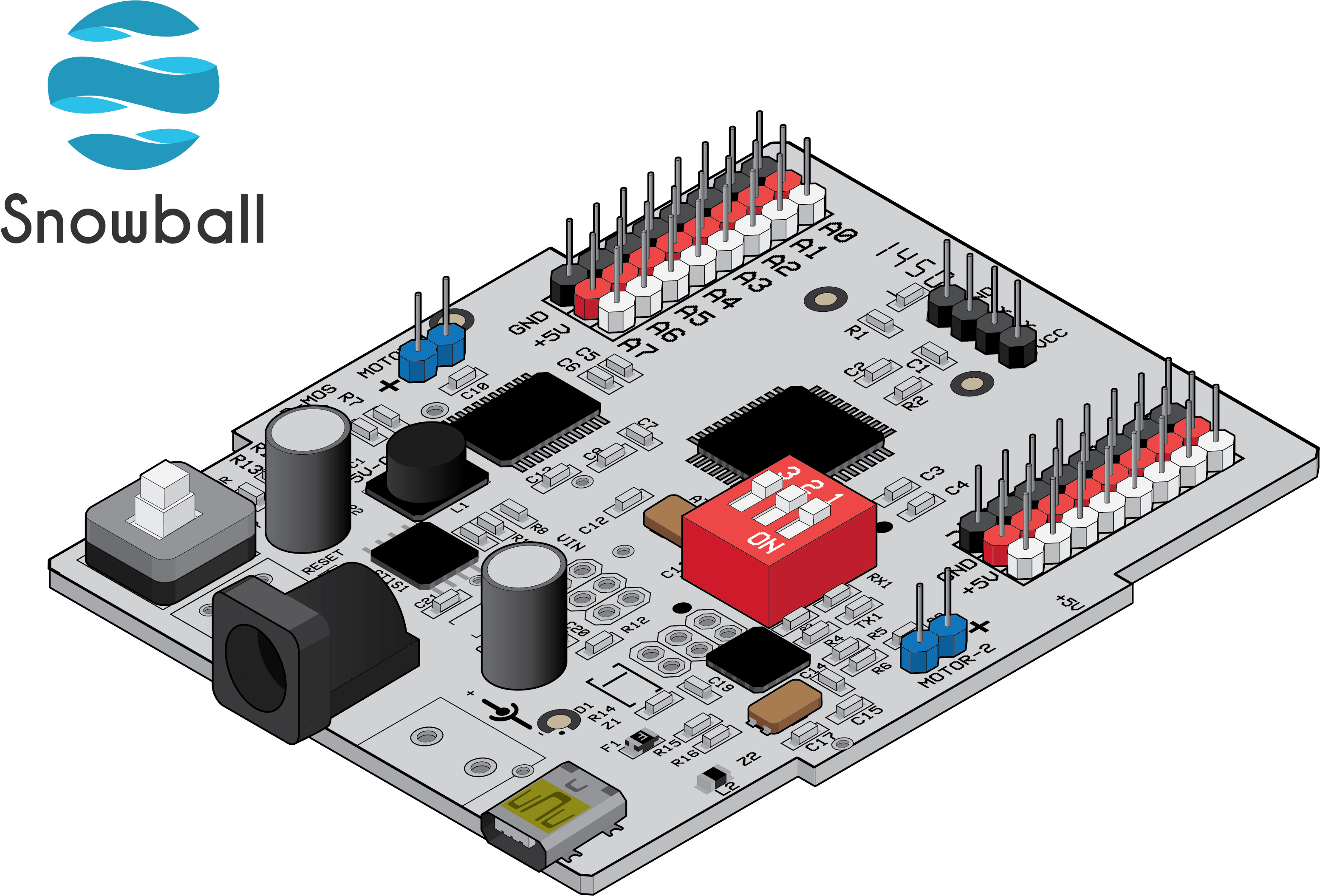 Snowball Mcu - Microcontroller Png Clipart (3508x2480), Png Download