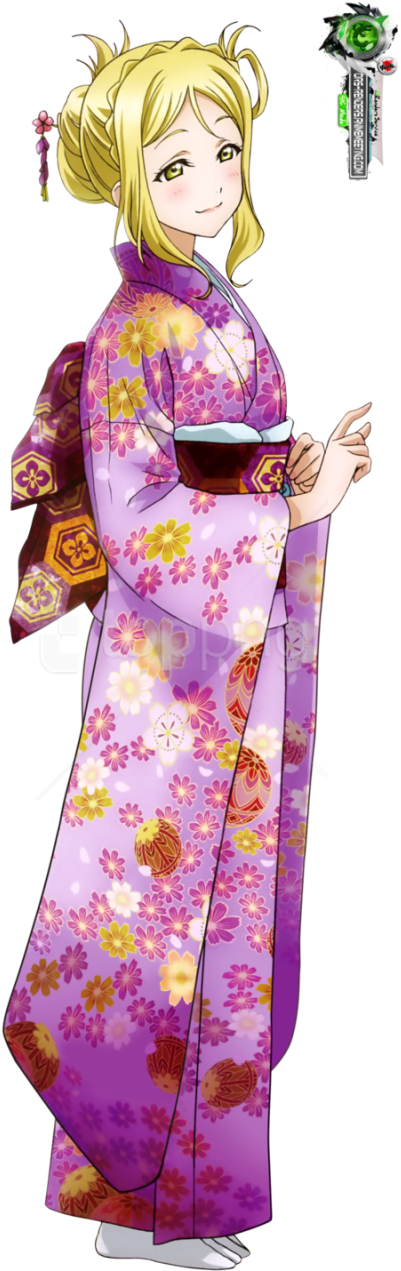 Free Png Download Love Live Kimono Clipart Png Photo - Love Live Mari Transparent (480x1313), Png Download