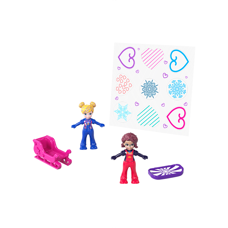Polly Pocket Pocket World Snow Secret Compact Product - Polly Pocket Big Pocket World Snow Secret Compact Clipart (788x788), Png Download