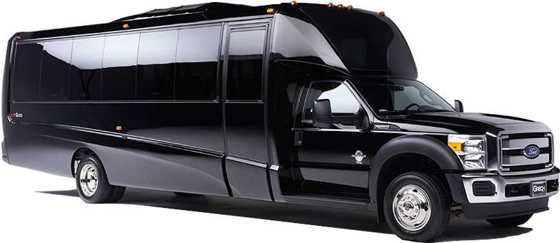Cyc Transport Limousine - 28 Passenger Mini Bus Clipart (900x504), Png Download