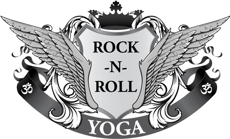 Logo Design By Jenny28 For Rock N Roll Yoga - Rock N Roll Clipart (745x449), Png Download