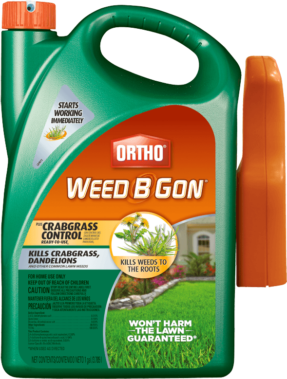 Ortho® Weed B Gon® Plus Crabgrass Control Ready To - Weed Killer Clipart (610x800), Png Download