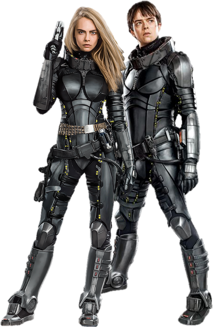 Cara Delevingne Valerian, Character Costumes, Character - Action Figure Clipart (749x1128), Png Download