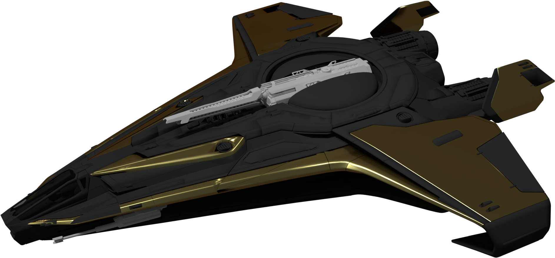 Star Citizen Anvil Hurricane - Spaceplane Clipart (1920x1080), Png Download