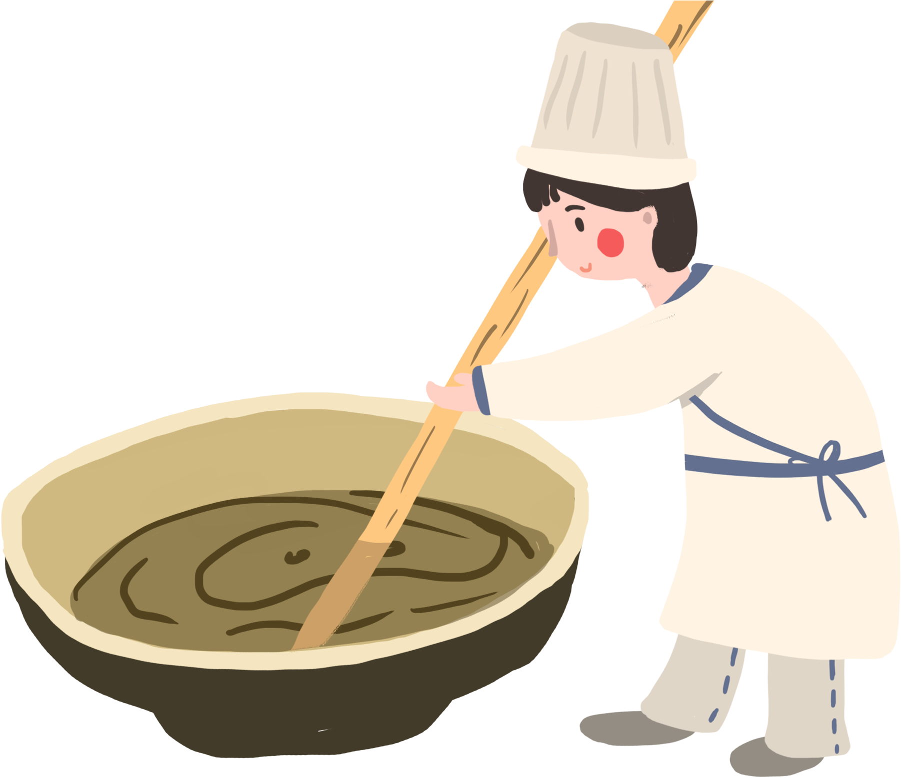 Guardian Cartoon Sushi Master Girl Png And Psd - Drawing Clipart (2000x2000), Png Download