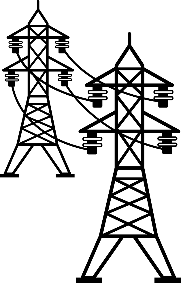 Power Transparent Free On Dumielauxepices Net - Transmission Line Clip Art - Png Download (628x981), Png Download