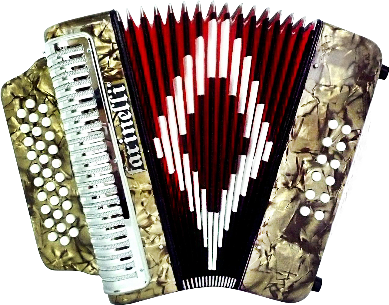 Acordeón Farinelli - Acordeon Hohner 5 Letras Clipart (1335x1088), Png Download