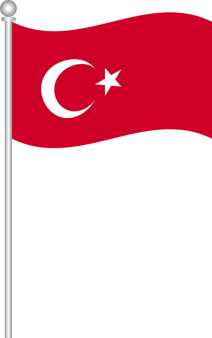 Flag Of Turkey Turkish Flag Png Image - Bandeira Da Turquia Png Clipart (804x1280), Png Download