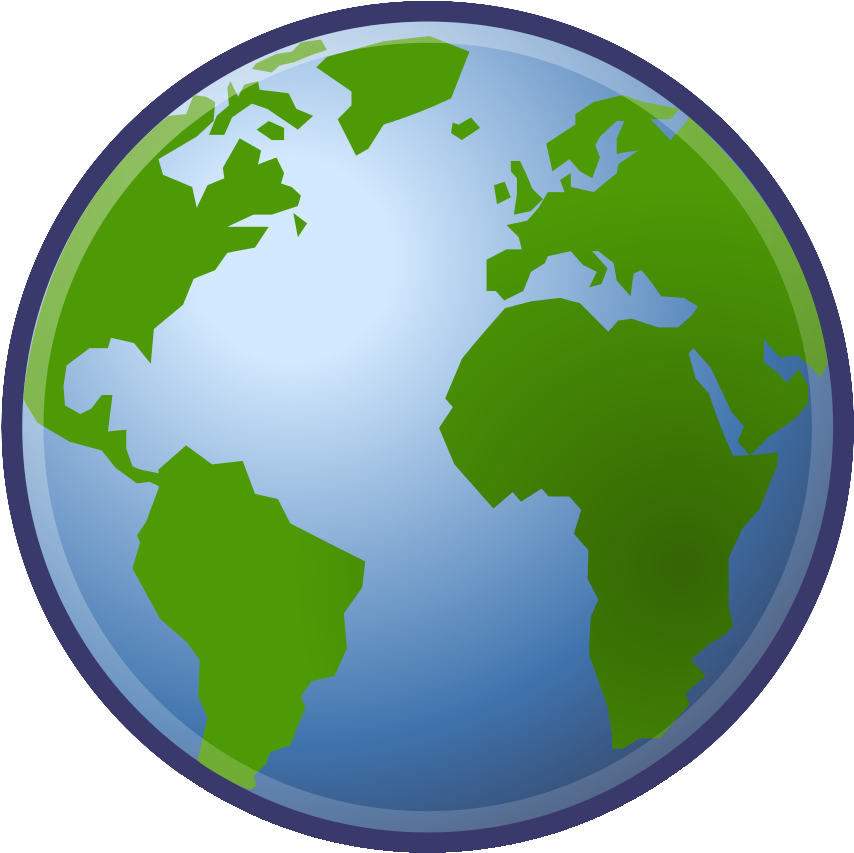Earth Png Background Clipart - Mapa Del Mundo De Colores Png Transparent Png (1024x1024), Png Download
