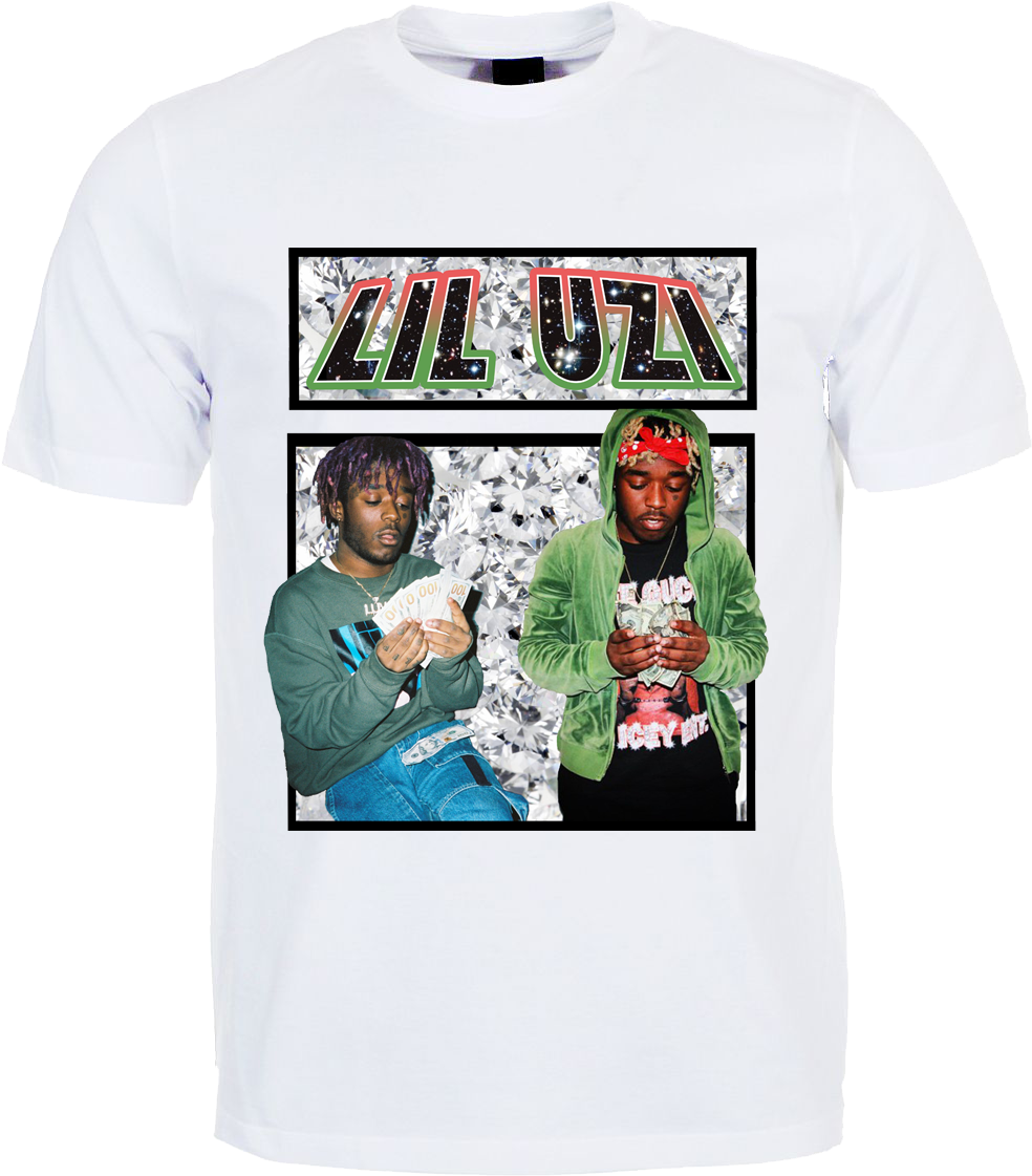 Image Of Lil Uzi White - Active Shirt Clipart (984x1121), Png Download
