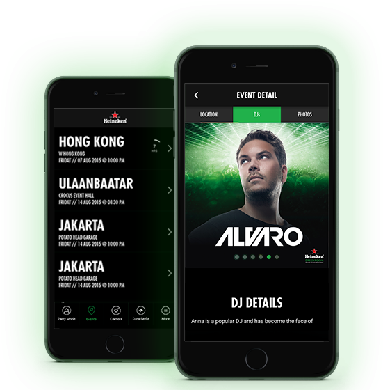 Heineken Green Room - Alvaro Clipart (1440x650), Png Download