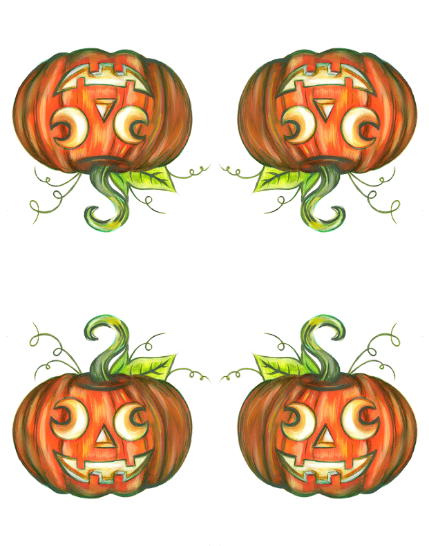 Jack-o'-lantern Clipart (620x800), Png Download
