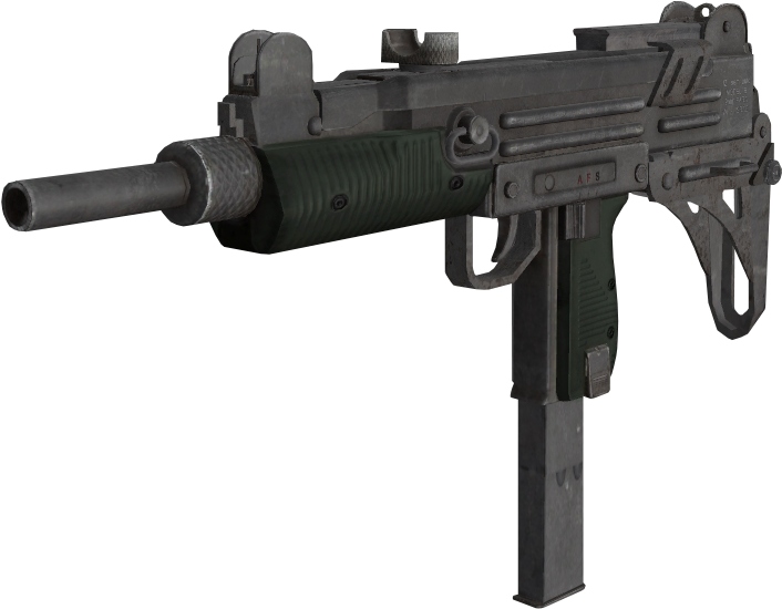 M16 Png 3rd Person - Uzi Clipart (820x620), Png Download