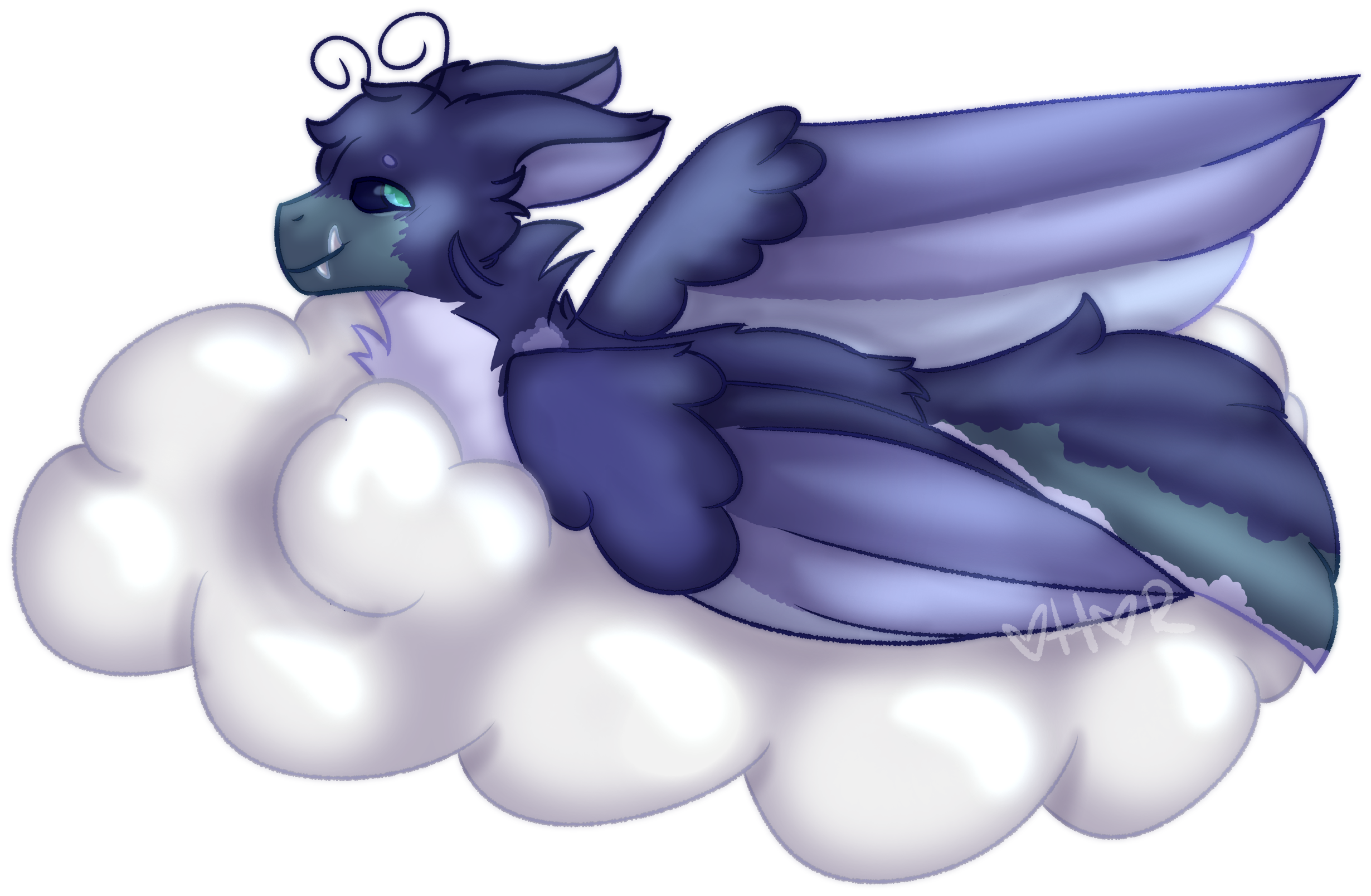 Safeon Cloud Nine - Cartoon Clipart (2611x1943), Png Download