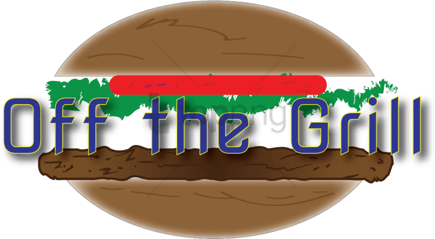 Free Png Hamburger On The Plate, Cartoon, Food, Meat- - Hot Off The Grill Clipart Transparent Png (850x466), Png Download