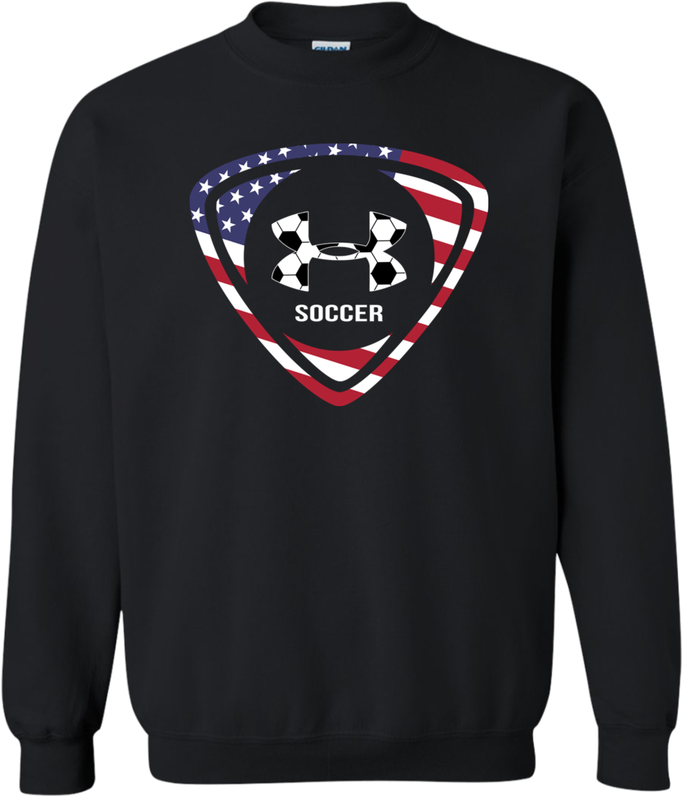 Usa Soccer Outline - Sweater Clipart (979x1143), Png Download