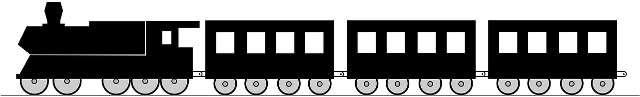 Railway Locomotive Wagon Train Png Image - Rail Transport Clipart (1280x858), Png Download