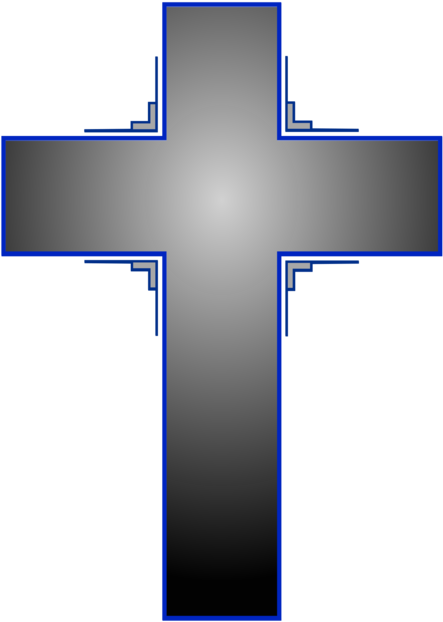 Christian Cross Christianity Computer Icons Crucifixion - Transparent Background Cross Clipart (553x749), Png Download