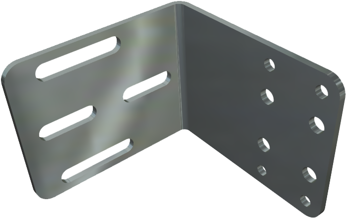 Stainless Steel Bracket To Be Used In Combination With - Rvs Hoekbeugel Clipart (800x600), Png Download