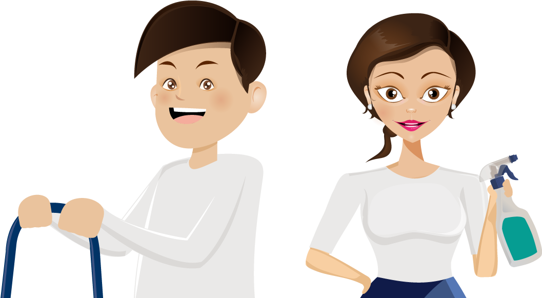 Kndm Clean Footer - Cartoon Clipart (1127x580), Png Download