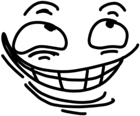 A Troll Face Clipart (500x666), Png Download