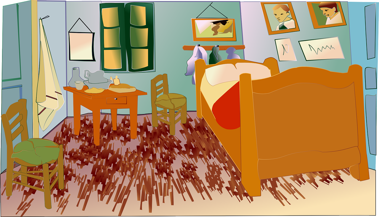 Brush Painting Artist Paint Png Image - Bed Clipart Preschool Transparent Png (1280x735), Png Download