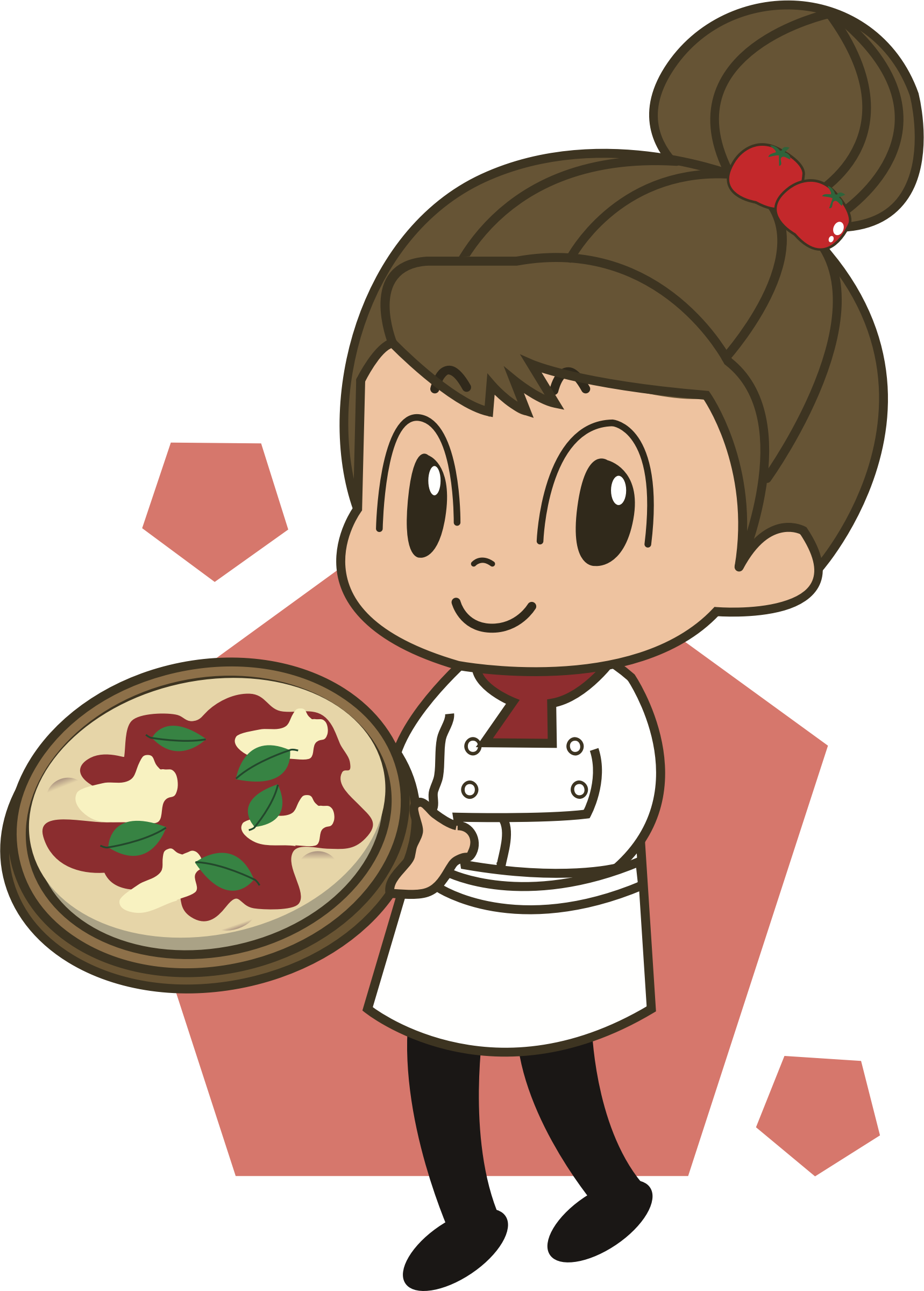Pizza Clipart (1718x2400), Png Download