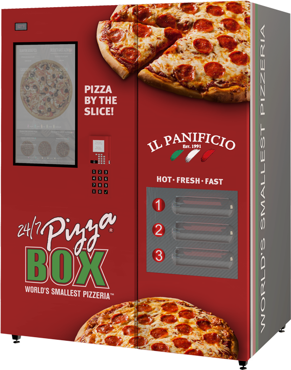 Vending Pizza Clipart (640x740), Png Download