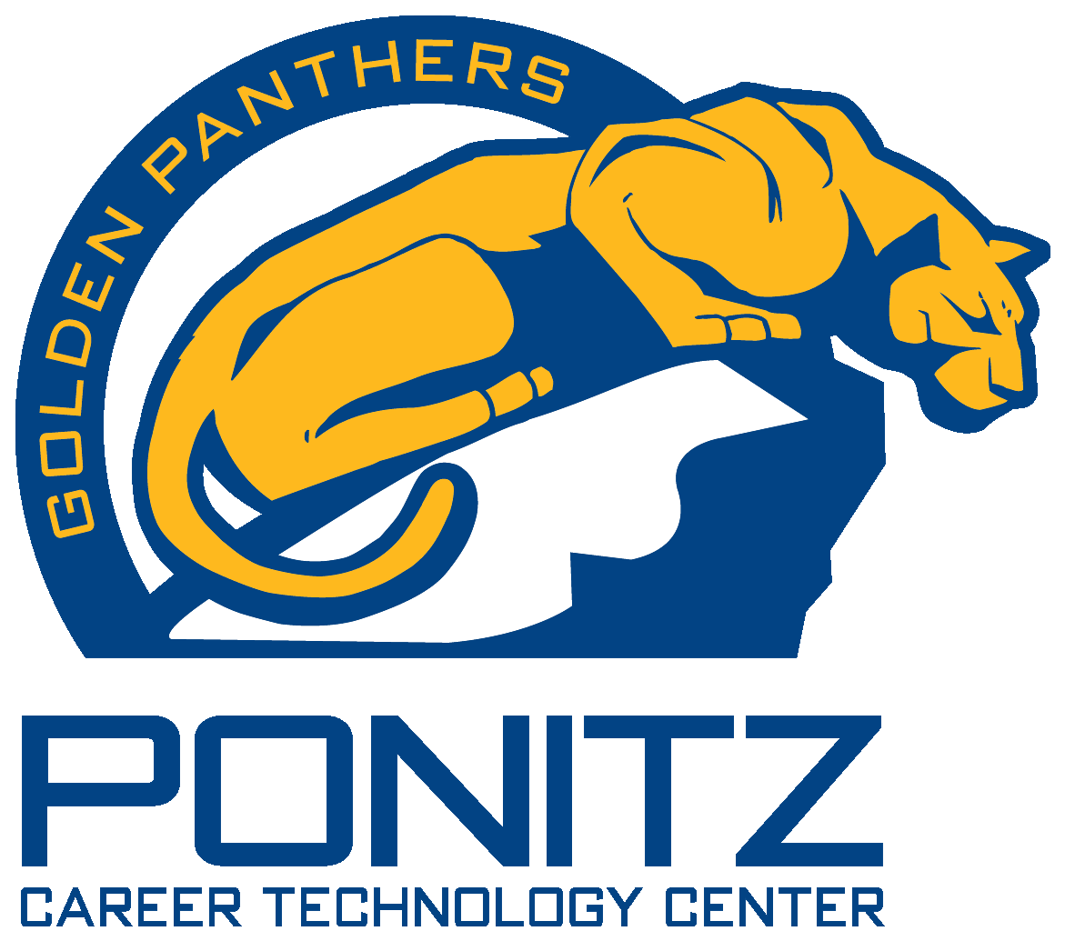 David H Ponitz Career Technology Ctr Golden Panthers - Ponitz Ctc Clipart (1220x1062), Png Download