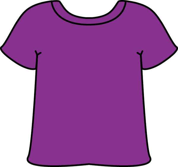 Purple Tshirt - Purple Shirt Clipart - Png Download (600x562), Png Download