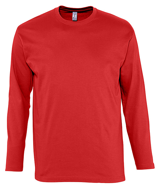 Plain Long Sleeve T-shirt - Plain Red Long Sleeve T Shirts Png Clipart ...