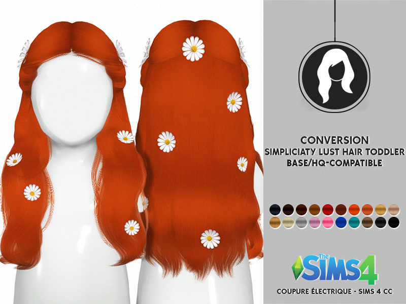 Simpliciaty Lust Hair Toddler Version > Characteristics - Sims 4 Simpliciaty Cc Hair Clipart (800x600), Png Download