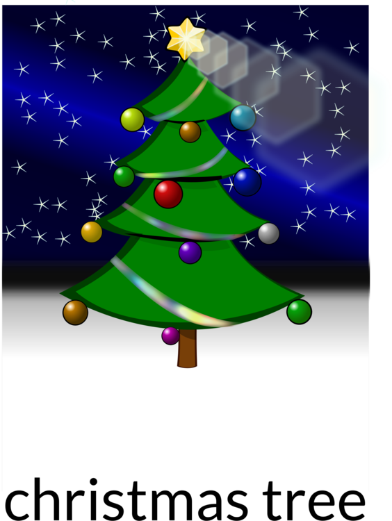 Christmas Tree Christmas Ornament Christmas Day Christmas - ציור של עץ חג המולד Clipart (564x750), Png Download